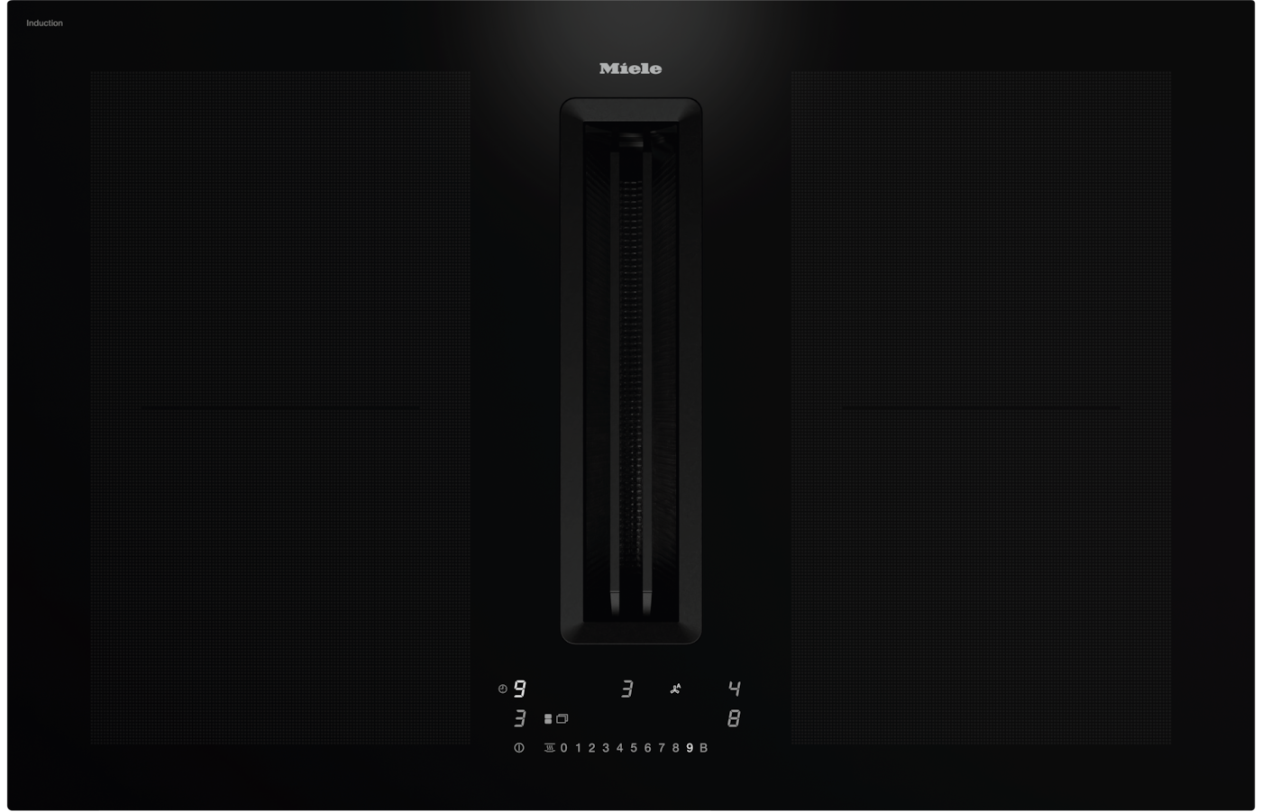 Miele KMDA 7676 FL-U BlackPerfection PowerFlex XL Pişirme Alanlı