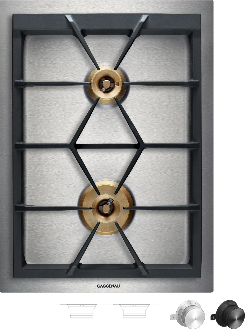 Gaggenau VG425215 400 Serisi Vario Gazlı Domino Ocak 38 cm Doğal Gaz 20 mbar