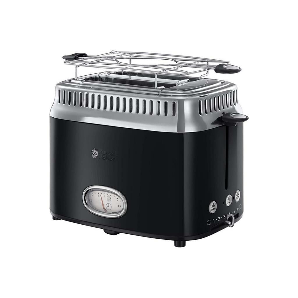 Russell Hobbs 21681-56 Retro Siyah Ekmek Kızartma