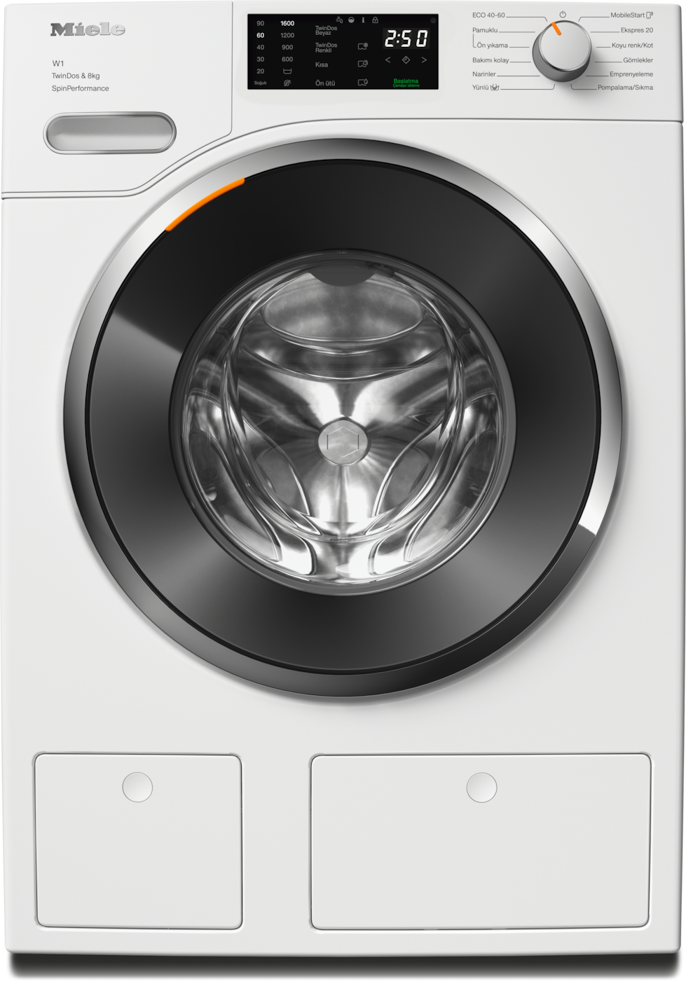 Miele WWF664 WCS TDos&8kg Önden Doldurmalı W1 Çamaşır Makinesi: