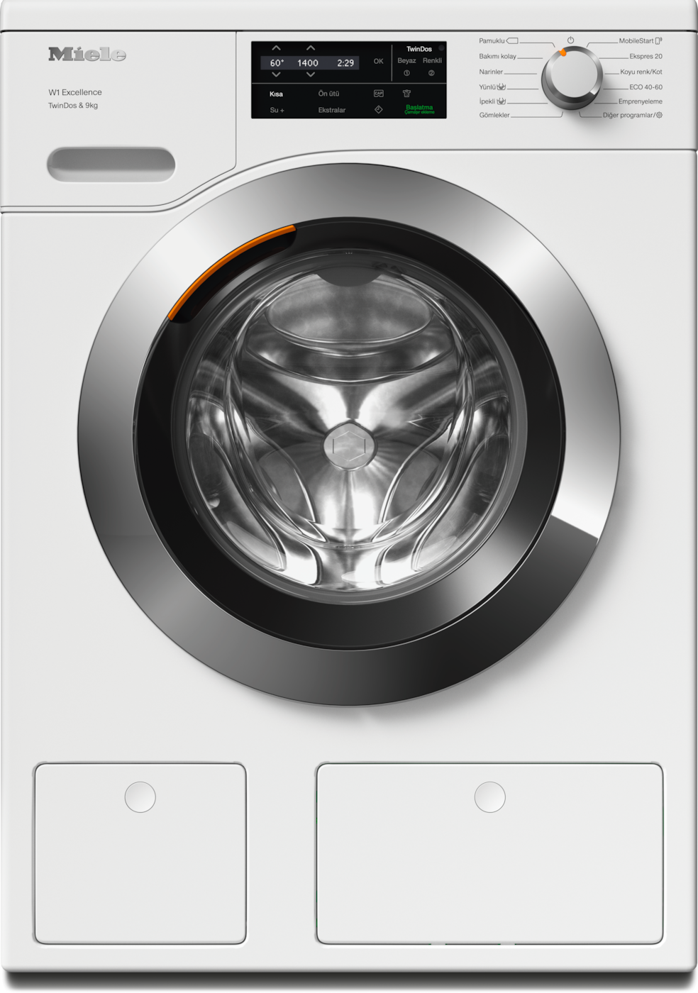 Miele WEG665 WCS TDos&9kg Önden Doldurmalı W1 Çamaşır Makinesi