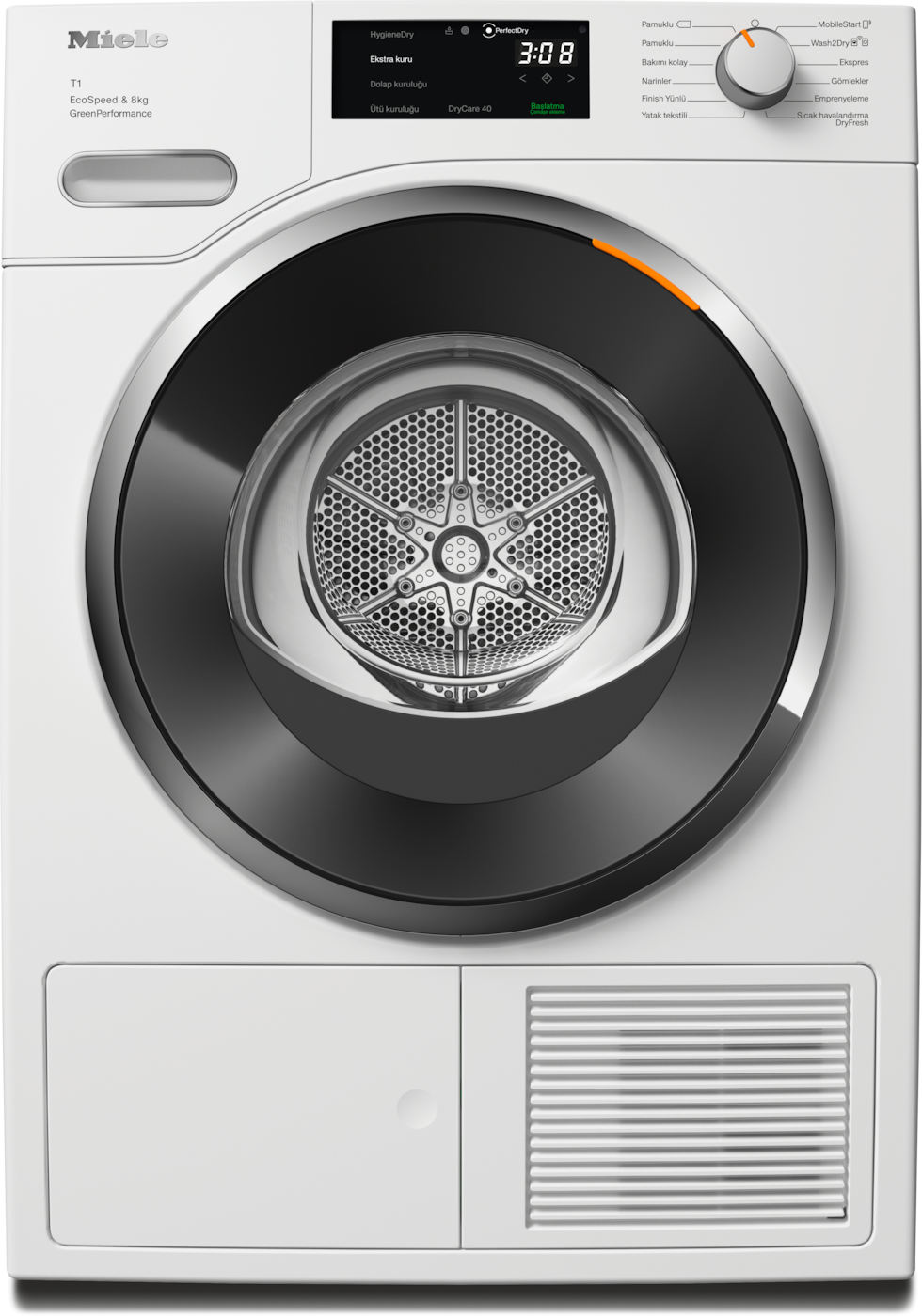 Miele TWF760WP EcoSpeed&8kg T1 Isı Pompalı Kurutma Makinesi