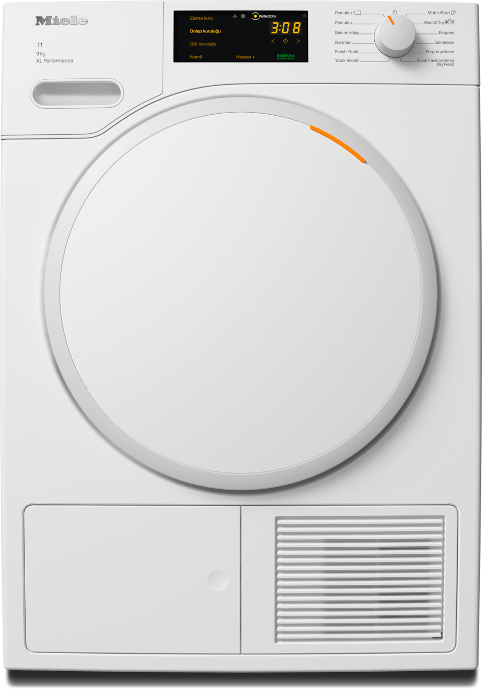 Miele TWC364WP 9kg T1 Isı Pompalı Kurutma Makinesi