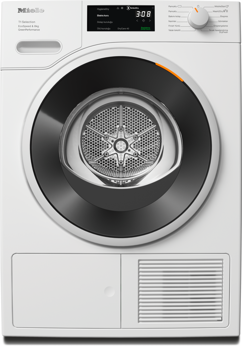 Miele TSF763WP EcoSpeed&8kg T1 Isı Pompalı Kurutma Makinesi