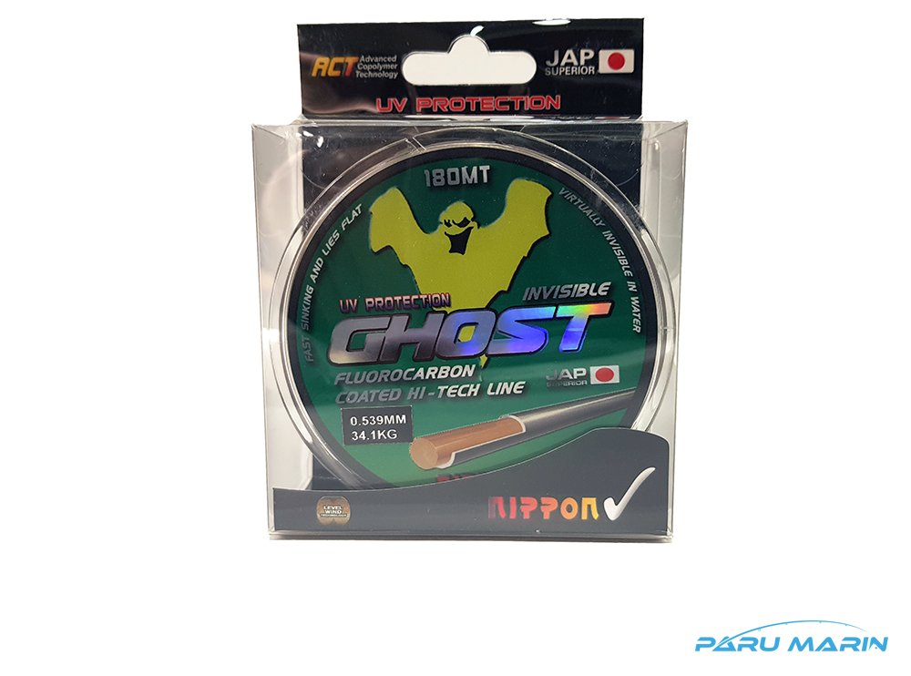 Nippon Ghost 0.54mm 34.1kg 180m. Florokarbon Misina