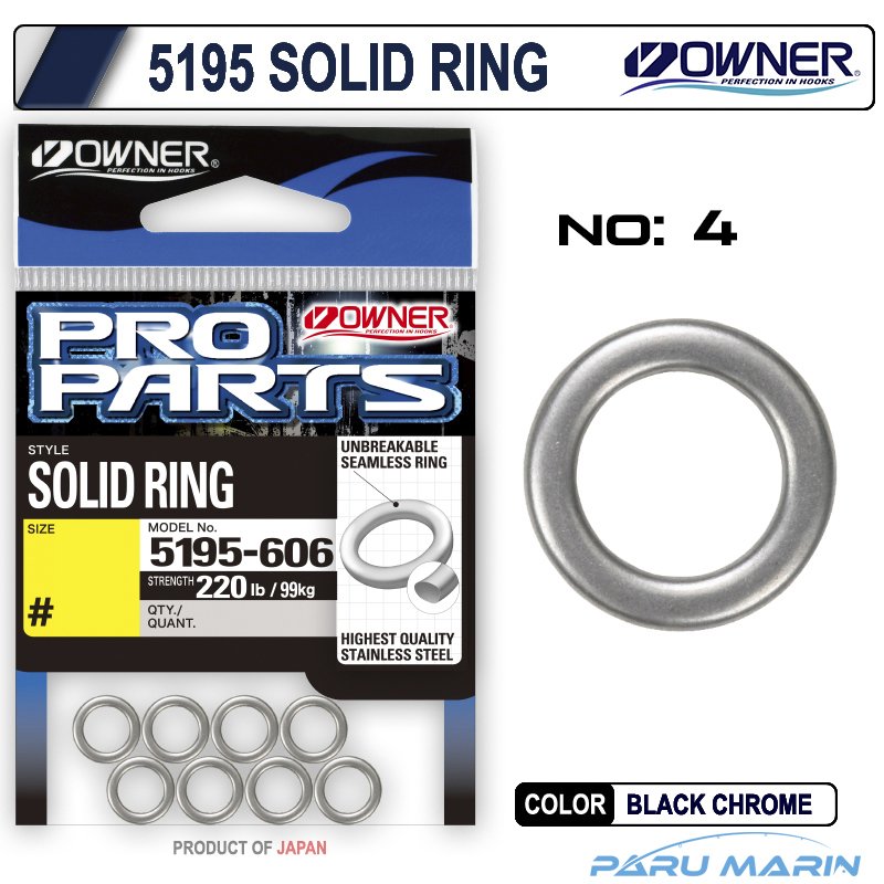 Owner 5195 Solid Ring Halka No:4