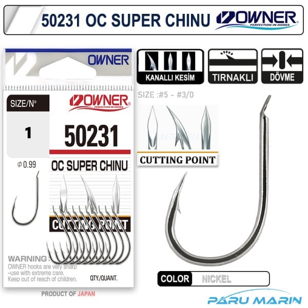 Owner 50231 Cut Super Chinu No:1 Tekli İğne
