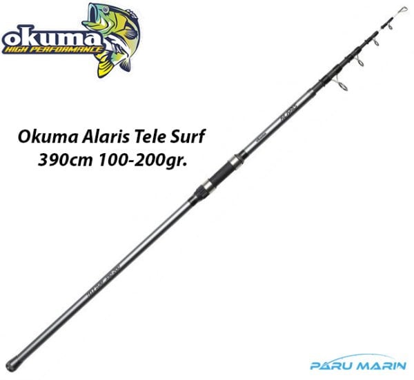 Okuma Alaris Tele Surf 390cm 100-200 gr Surf Kamışı