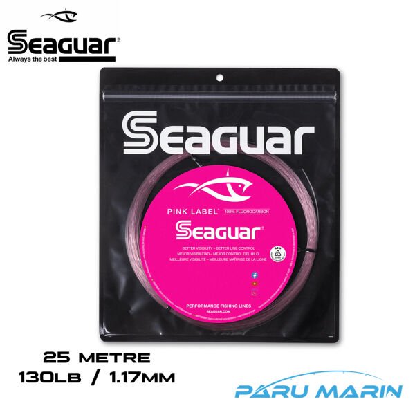 SEAGUAR Pink Label 1.17mm 130lb 59kg 25mt.