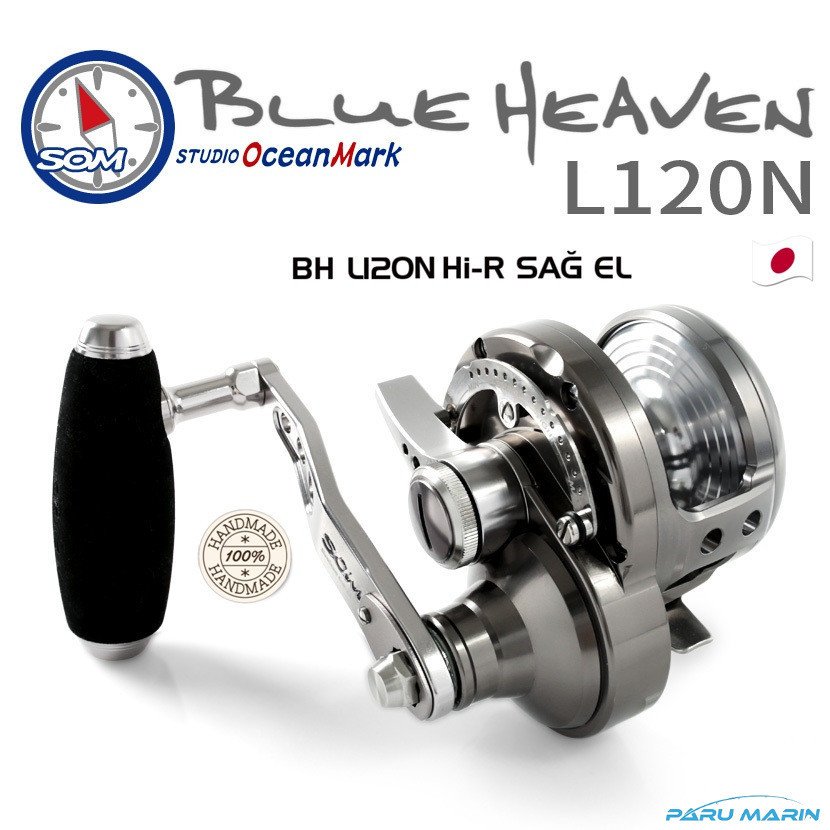 Studio Ocean Mark Blue Heaven L120N Hi-R-D (16) (Sağ El) Jig Çıkrık Olta Makinesi