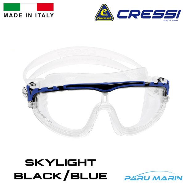 Cressi Skylight Black / Blue Yüzücü Gözlüğü
