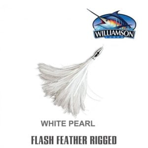 Williamson Flash Feather Rigged Beyaz Pembe