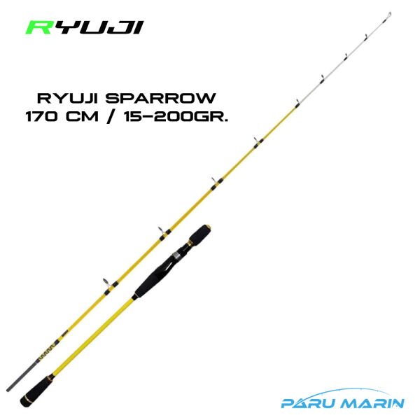 Ryuji Sparrow 1.70m 15-200gr. Tekne Yemli Kamışı (RYJSPRRW170)