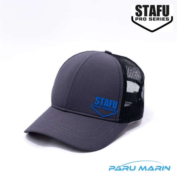 Stafu Pro - North Cap - Charcoal Şapka Mavi Logo