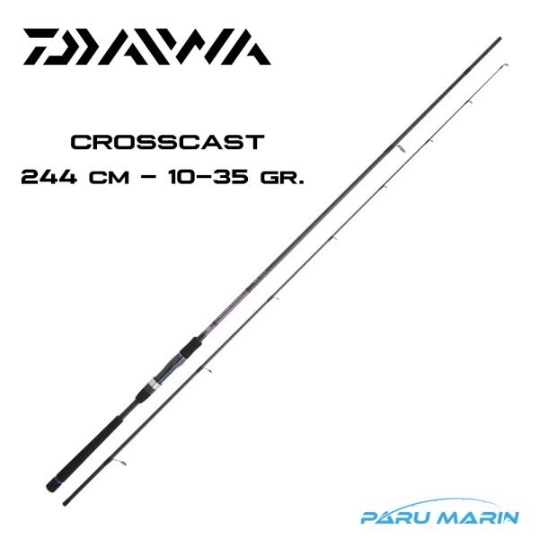 Daiwa Crosscast 244cm 10-35gr. Spin Kamış (CRS802HMHFSCF)