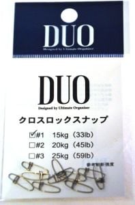Duo Cross Lock Klips No. 1 15kg. (33lb.)