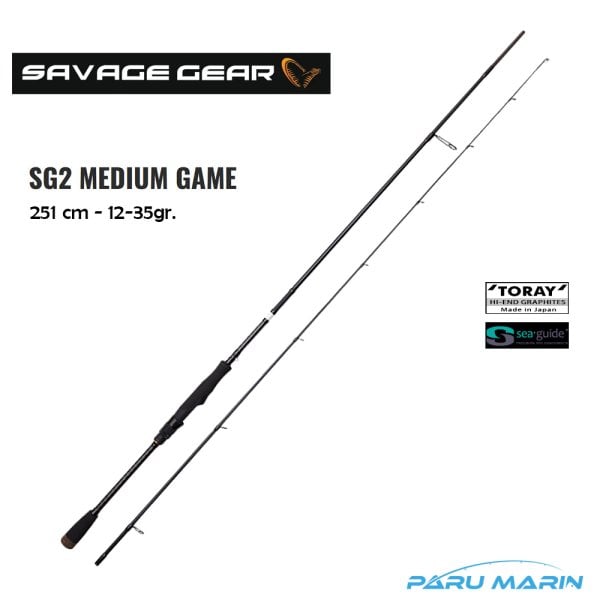 Savage Gear SG2 Medium Game 251cm 12-35gr. Spin Kamış