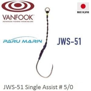 Vanfook Jigen Hyper Tekli Asist İğne JWS-51  #5/0 3 Adet