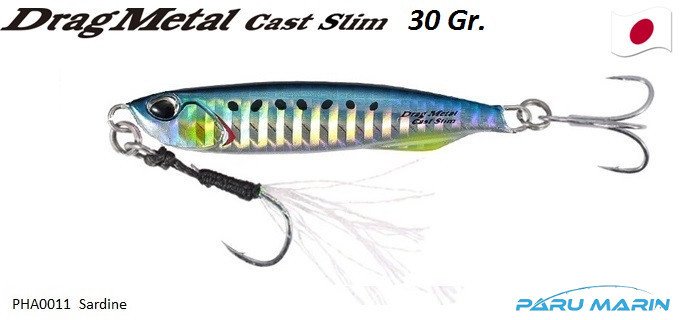 Duo Drag Metal Cast Slim Jig 30gr. PHA0011 / Sardine