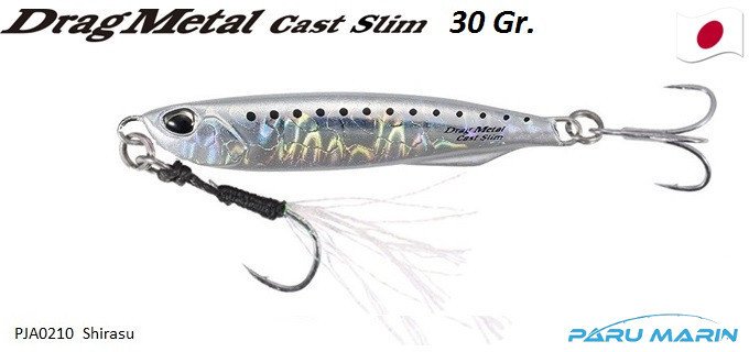 Duo Drag Metal Cast Slim Jig 30gr. PJA0210 / Shirasu