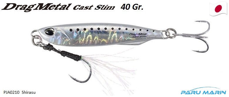 Duo Drag Metal Cast Slim Jig 40gr. PJA0210 / Shirasu