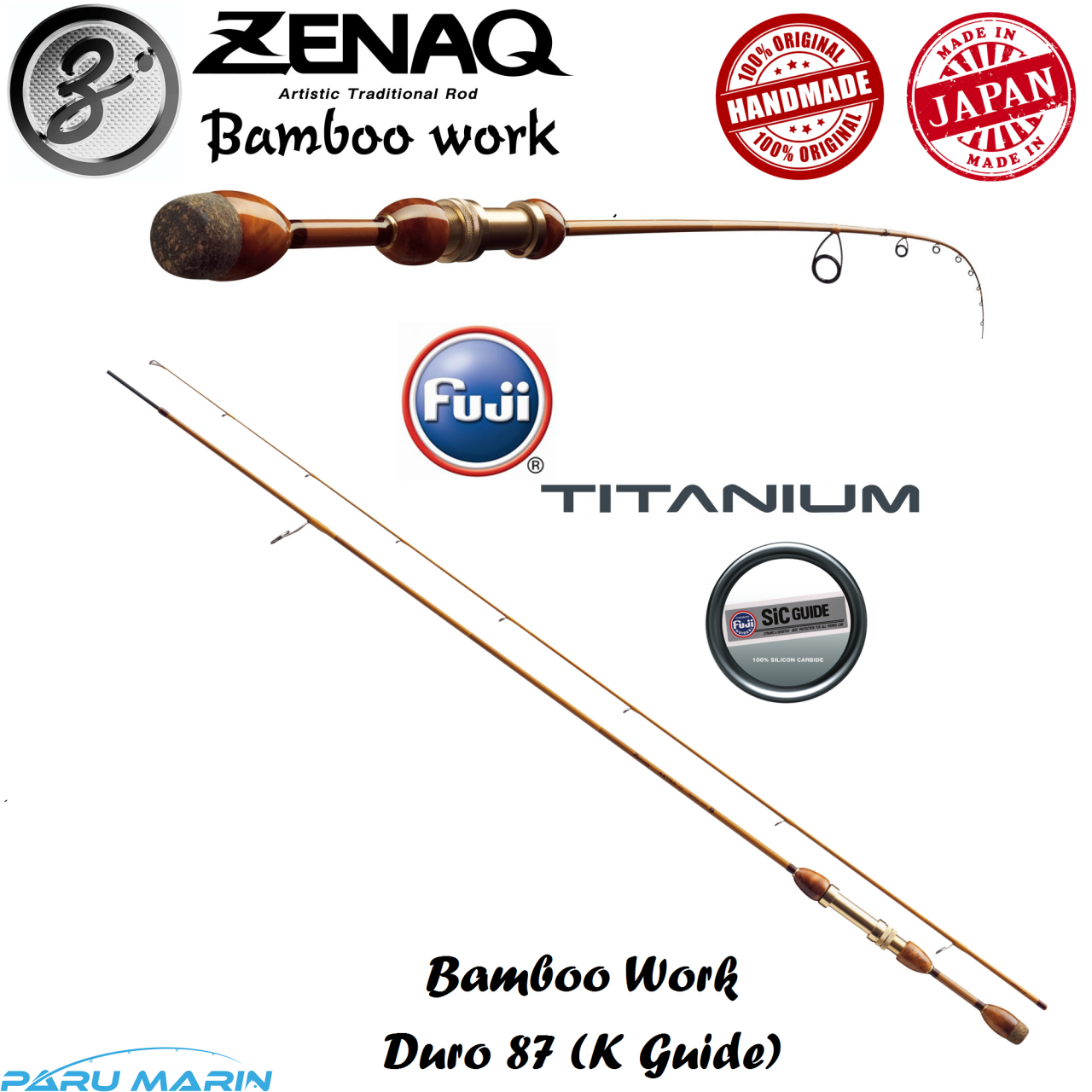 Zenaq Bamboo Work Duro 87 (K) Spin Kamış 262 cm. 10-30 g.