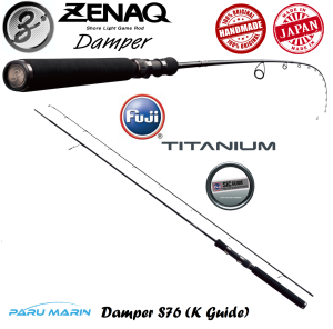 Zenaq Damper S76 (K) LRF & Light Spin Kamış 229 cm. 0.5-18 g.