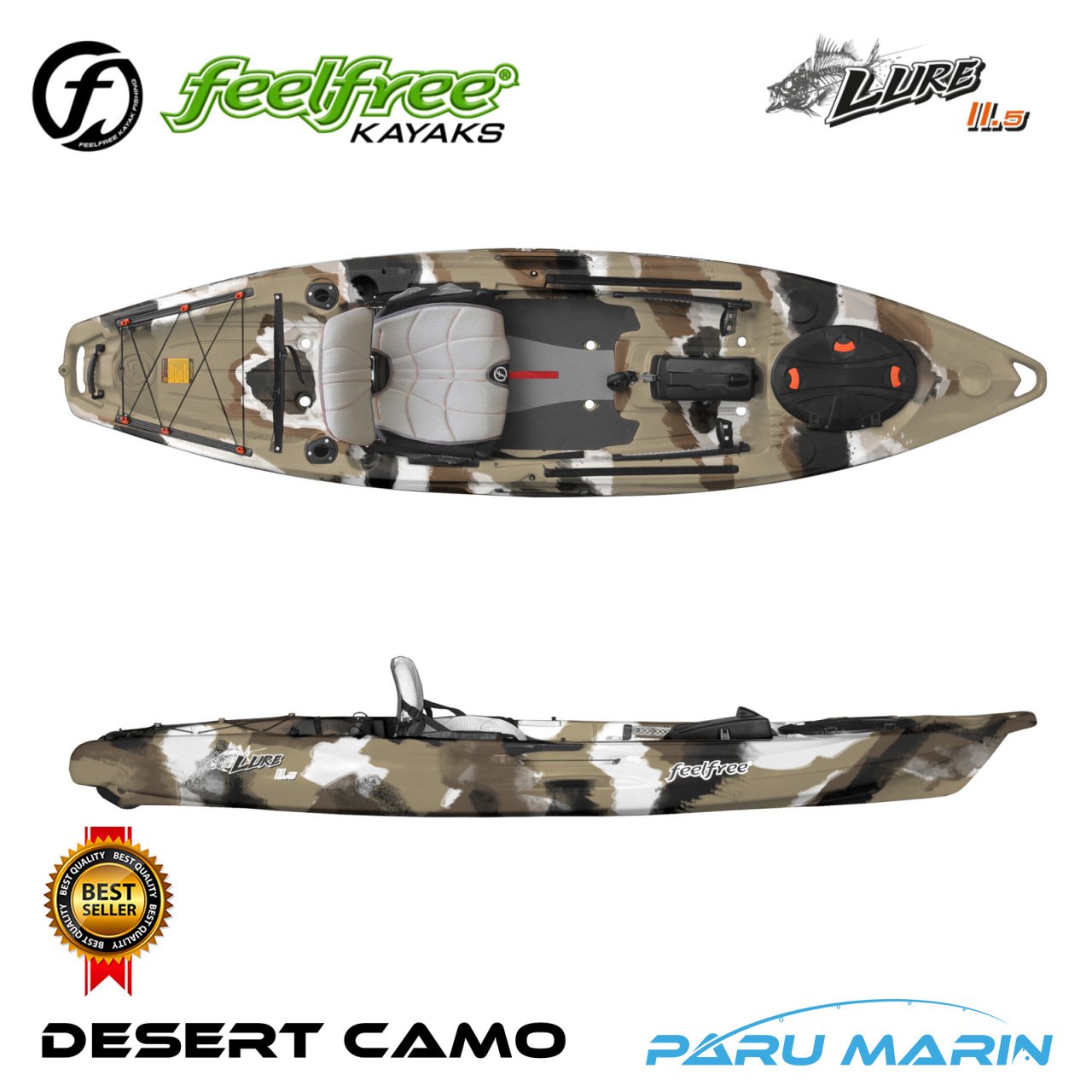 Feelfree LURE 11.5 Desert Camo Kürekli Kano