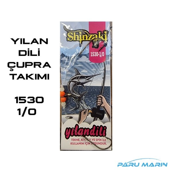 Shinzaki Yılan Dili Çupra Takımı 1530 No:1/0 2 Adet