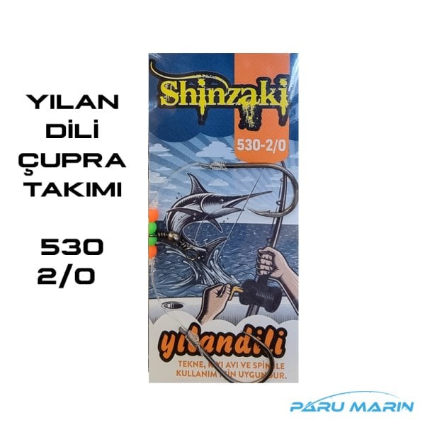 Shinzaki Yılan Dili Çupra Takımı 530 No:2/0 2 Adet