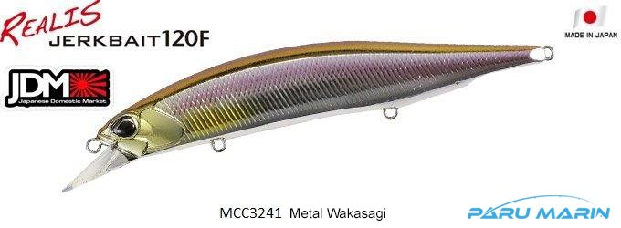 Duo Realis Jerkbait 120F MCC3241 / Metal Wakasagi