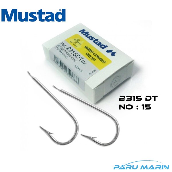 Mustad 2315DT Olta İğnesi - No: 15 - 100 Adet