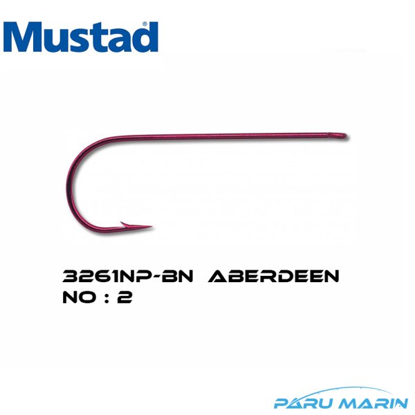 Mustad 3261NP-BN Aberdeen No: 2 Uzun İğne