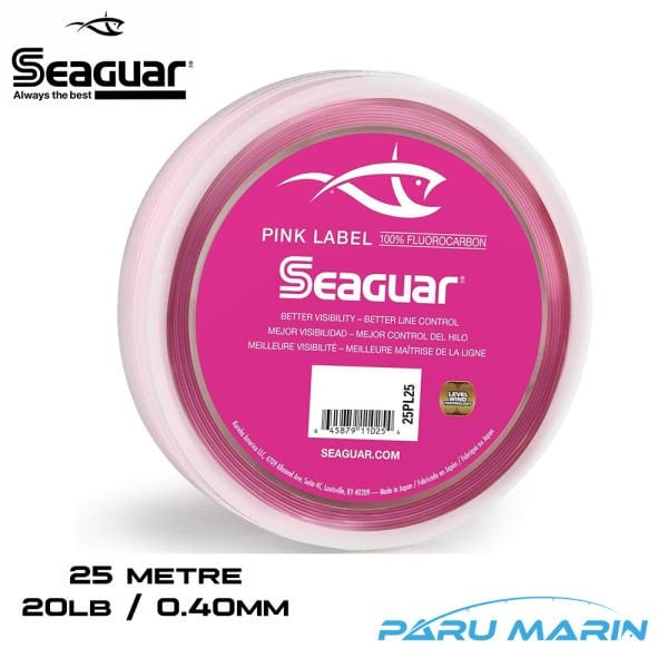 SEAGUAR Pink Label 0.40mm 20lb 9.1kg 25mt.