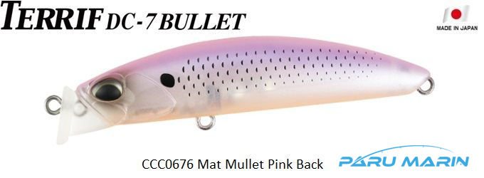 Duo Terrif Dc-7 Bullet CCC0676 / Mat Mullet Pink Back