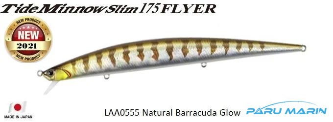 Duo Tide Minnow Slim Flyer 175 LAA0555 / Natural Barracuda Glow