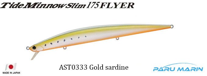 Duo Tide Minnow Slim Flyer 175 AST0333 / Gold Sardine