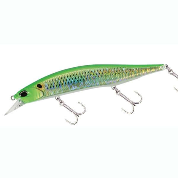 Duo Realis Jerkbait 120SP SW CPA3512 / Inakko Lime Chart