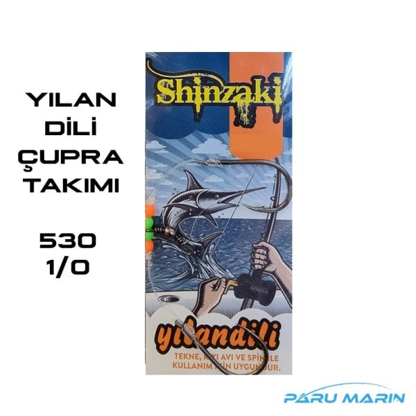 Shinzaki Yılan Dili Çupra Takımı 530 No:1/0 2 Adet