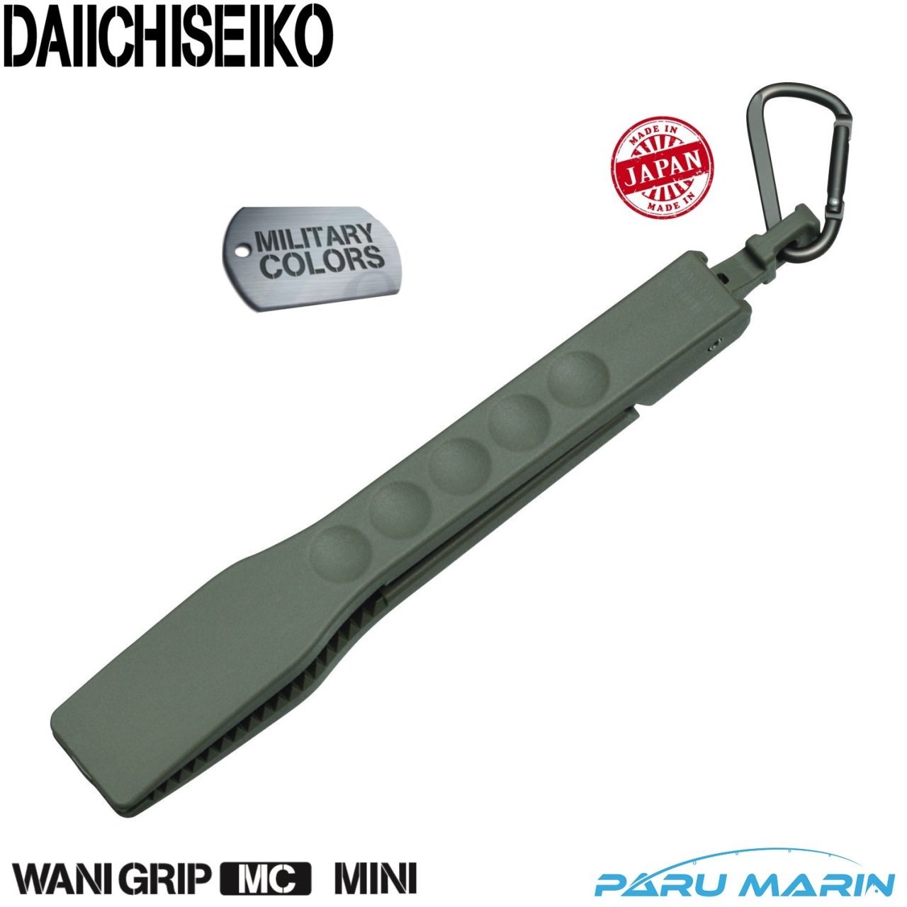 Daiichiseiko Wani Grip MC Mini Balık Maşası 21 cm Foliage Green