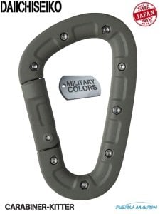 Daiichiseiko Carabiner Kitter Düğüm Sıkma ve İp-Misina Kopartma Aparatı Foliage Green