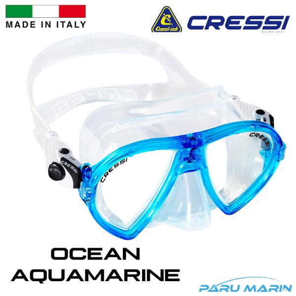 Cressi Ocean Aquamarine Dalış ve Yüzme Maskesi