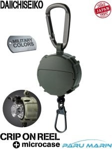 Daiichiseiko Crip On Reel + Micro Case 2 Gözlü Aksesuar Askısı Foliage Green