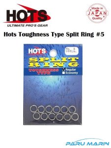 Hots Toughness Type Split Ring Halka No:5  45 Kg. / 100 Lb.