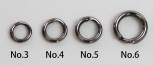 Hots Toughness Type Split Ring Halka No:3  27 Kg. / 60 Lb.