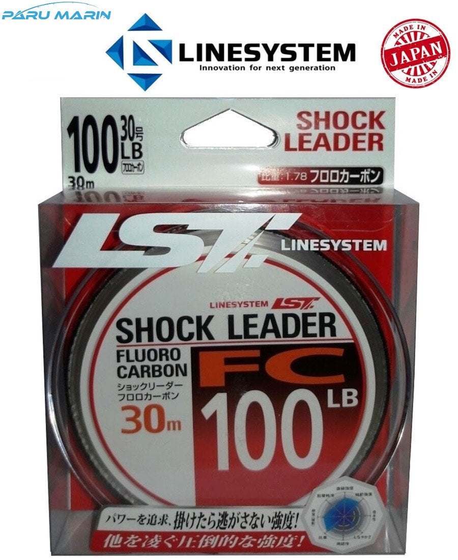 Linesystem Shock Leader FC 100Lb 0,93mm 45,0kg 30mt.