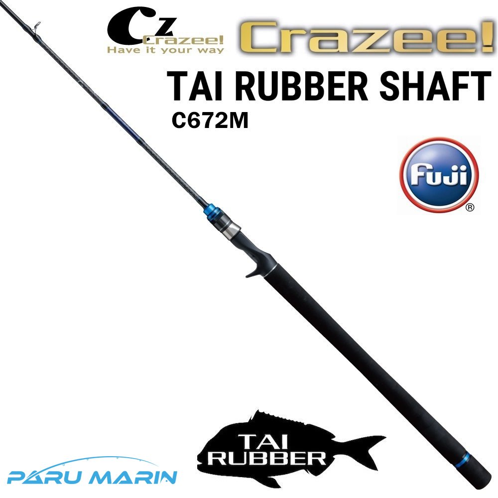 Crazee Tai Rubber Shaft C672M Tai Game Kamış 2.00mt Max 150gr