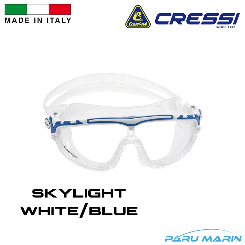 Cressi Skylight White / Blue Yüzücü Gözlüğü