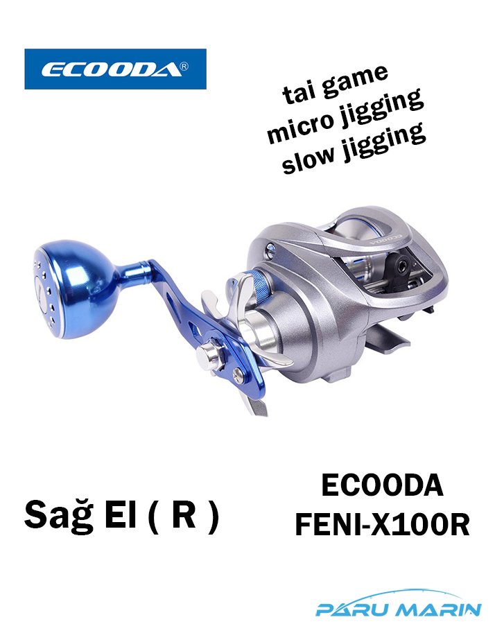 ECOODA FENI-X100R, Sağ El Tai Game - Slow Jig Makinesi