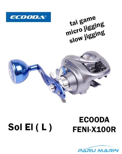 ECOODA FENI-X100L, Sol El Tai Game - Slow Jig Makinesi